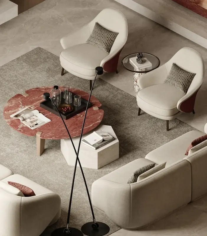 Uskumruköy Villa projesi, salon — görsel 10