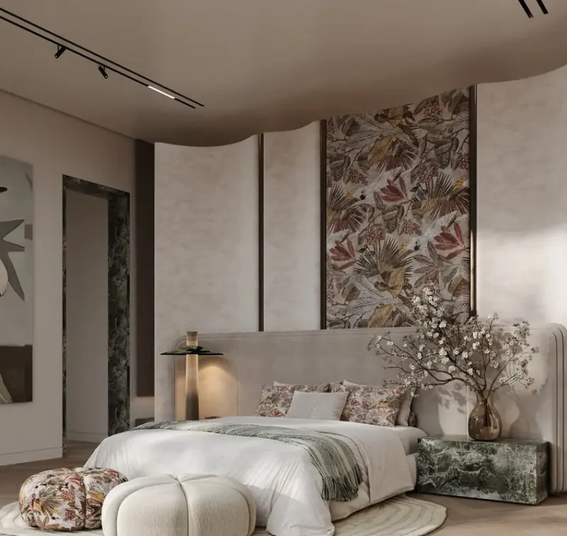 Uskumruköy Villa projesi, yatak odası — görsel 48