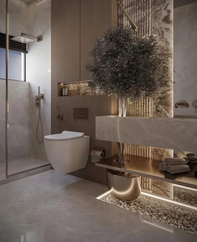 Uskumruköy Villa projesi, banyo — görsel 71