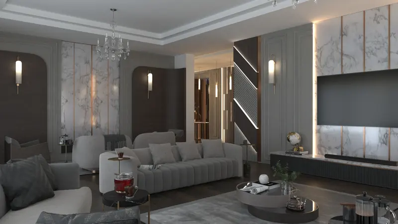 Vantage Konutları projesi, salon — görsel 8