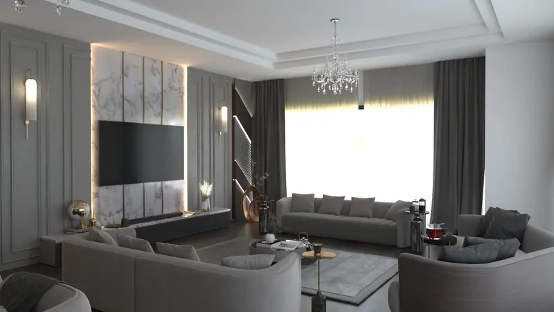 Vantage Konutları projesi, salon — görsel 11
