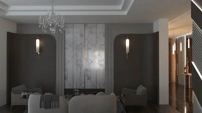 Vantage Konutları projesi, salon — görsel 14