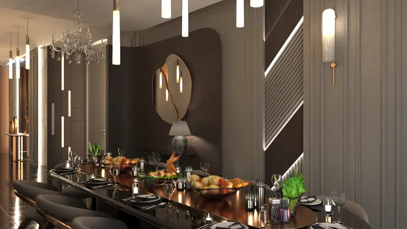 Vantage Konutları projesi, salon — görsel 17